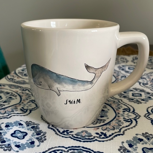 Rare Rae Dunn Whale Mug - Picture 1 of 4